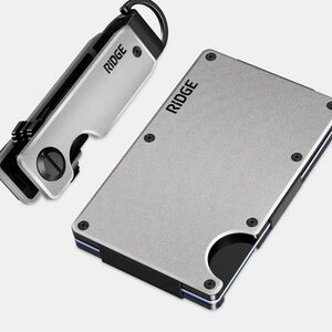 RIDGE WALLET | GT SILVER KIT | WALLET & KEYCASE| | GT  (MSRP $248)